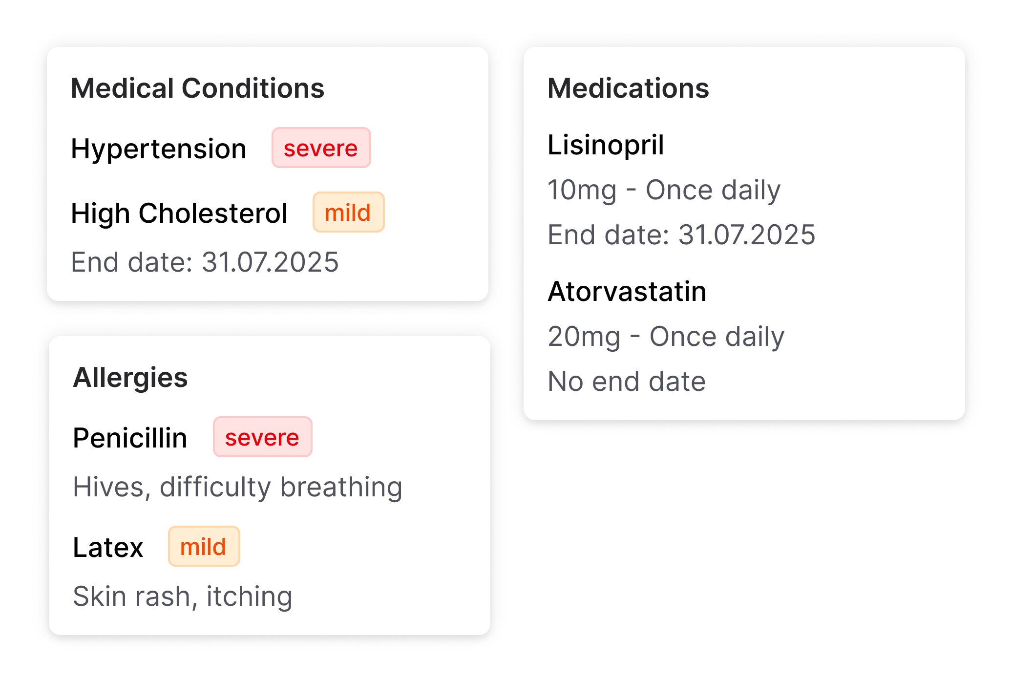 Medical Screenshot